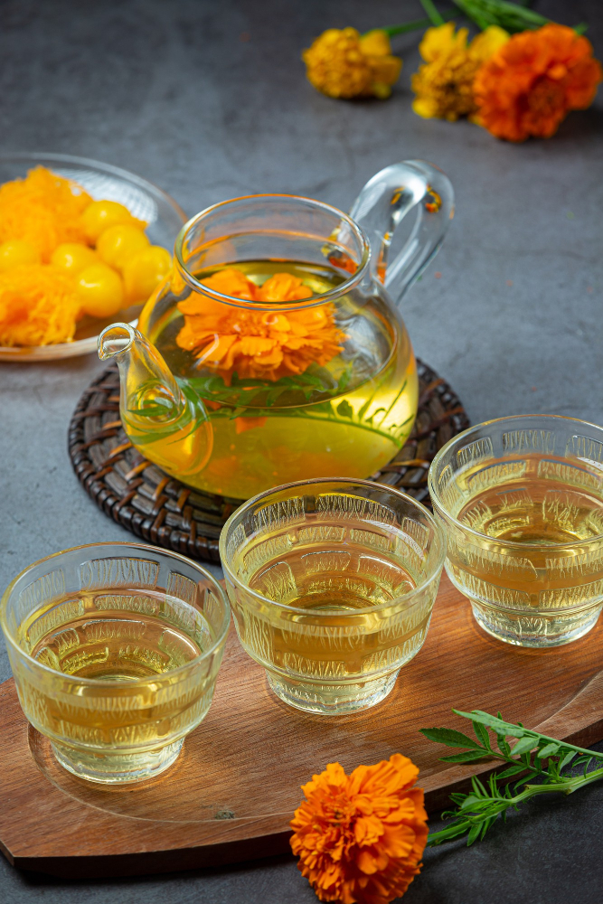 Marigold Lemon Honey Tea