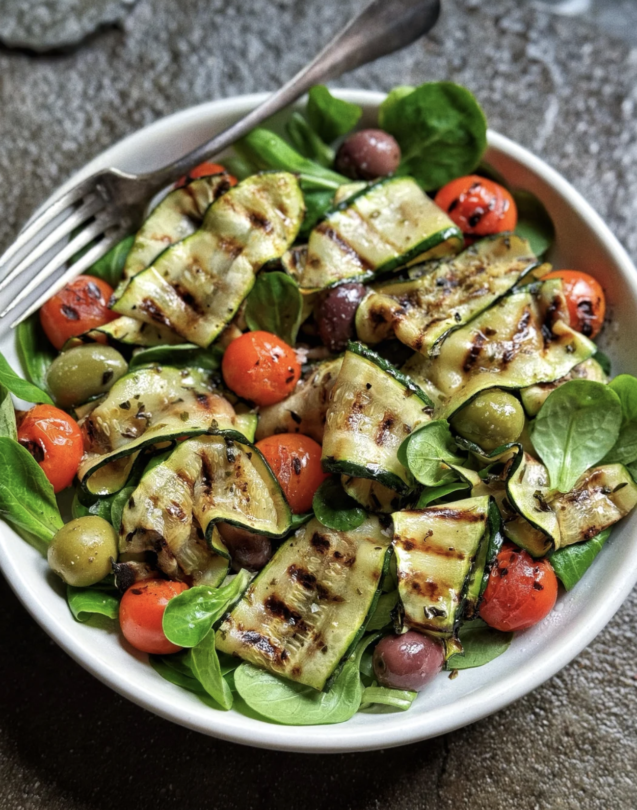 Mediterranean Zucchini Salad